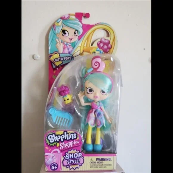 Shopkins Shoppies Shop Style Lolita Pops Libby Lolly Jar Doll New